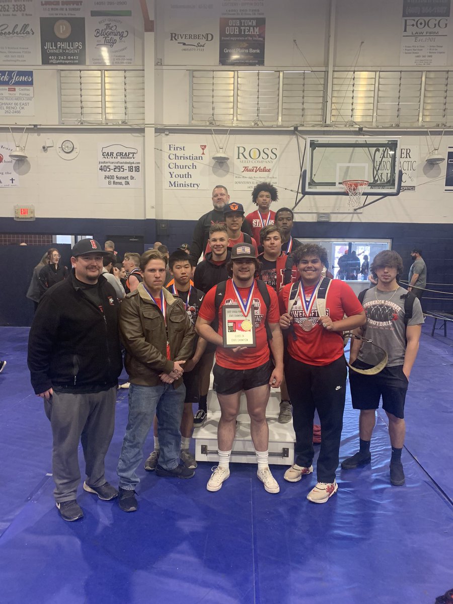 2022 Oklahoma Class 2A State Powerlifting Champions! #back2back