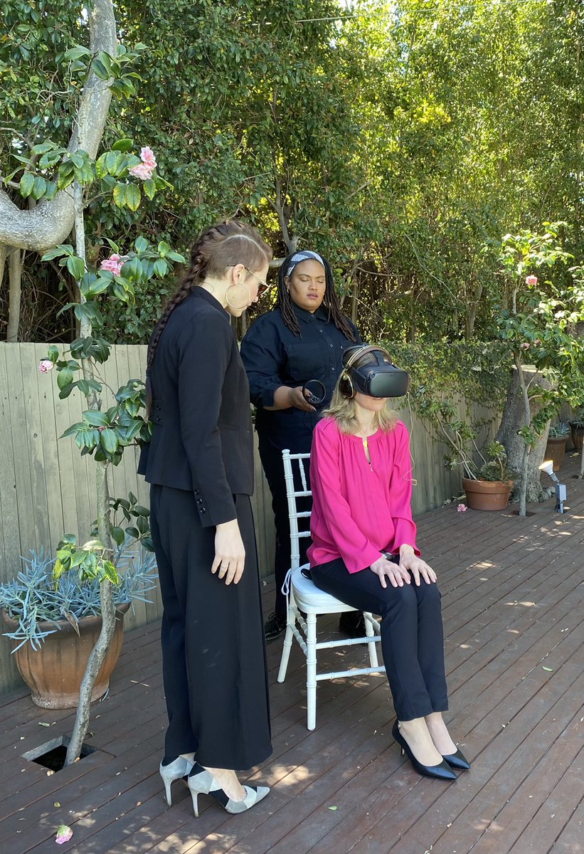 Proud to host a conference about women in the XR industry. It is important for us at <a href="/FranceinLA/">Consulate of France in Los Angeles</a> to highlight the work of female artists and trailblazers in XR, video game and web3. Bravo à Céline Tricart nommée Chevalière des Arts et Lettres! #WomensHistoryMonth #WomeninTech