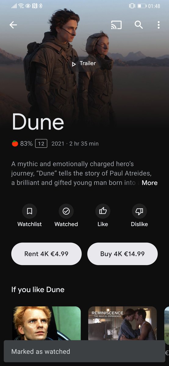 Tim098b's tweet photo. @hbomaxnl komt er support voor de Google TV App? Is namelijk wel makkelijk https://t.co/3kVJ8yBO7E