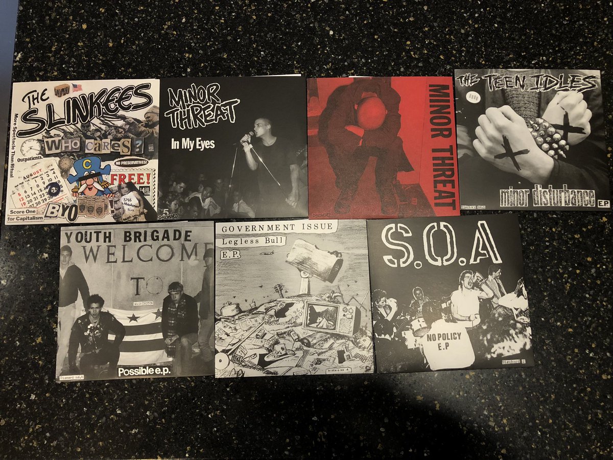 goingnowhere82's tweet photo. ‘Show me what shaped your musical interest w/o saying what shaped your musical interest…’

These were game changers as a teen, really glad I was able to get my hands on this, and a VERY belated Father’s Day gift.

Thank you, @dischordrecords 

#flexyourhead https://t.co/7GRU3lcy65