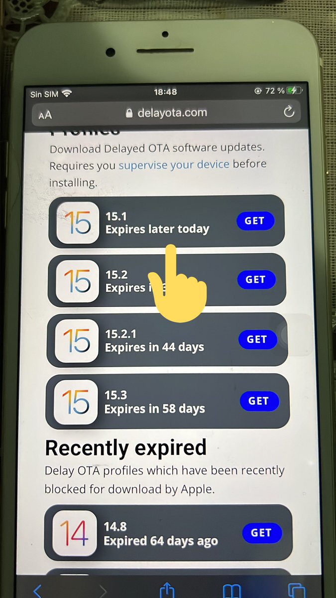 jeff_umanzor's tweet photo. Quedan -24 horas para que deje de funcionar el perfil de retraso para iOS 15.1 así que es ahora o nunca para los que quieren usar el perfil y lo están pensando solo A13 y menor NO A14 

Así que pilas pilas.. el que está funcionando es Dallas

#jailbreak #unc0ver #TAURINE #ios151 https://t.co/i52dFKwlwI