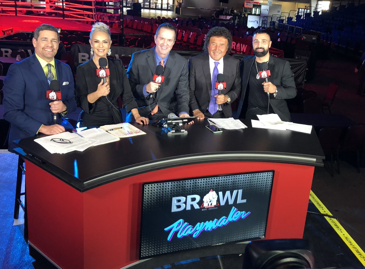DaveRyno12's tweet photo. What a crew! @ClaudiaTrejos @GoldGloveTV @PaulMalignaggi @bybextreme @YouTube channel don’t miss #BYB9 #Bareknuckle coming up soon!! https://t.co/gVevdjsJG2
