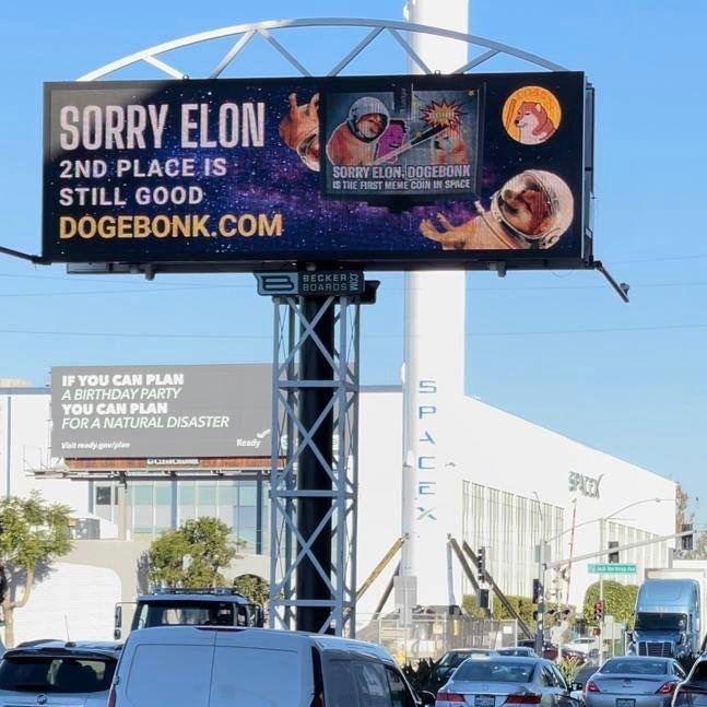 SomeCrypt0Guy's tweet photo. @GarettSloane We're so money and we know it. #SorryElon but we will always be the #FirstMemeCoinInSpace

https://t.co/ab1GHGOfPs https://t.co/QmO8WnxjjT