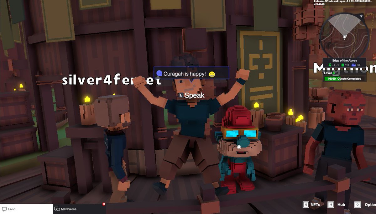 Curaga3's tweet photo. @TheSandboxGame I just participated in the daily #SandboxAlphaS2Contest for a chance to earn up to 1,000 $SAND! Starting March 11 - Find Papa Smurf. Check out my screenshot below! 👇 #SandboxAlphaS2 https://t.co/Fatlx824mo