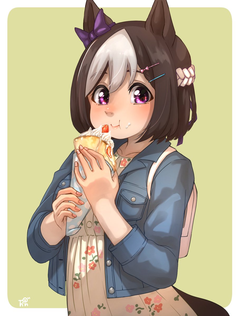 #絵柄が好みっていう人にフォローされたい
ウマ娘ちゃんに食べ物食べさせるの好き!! 