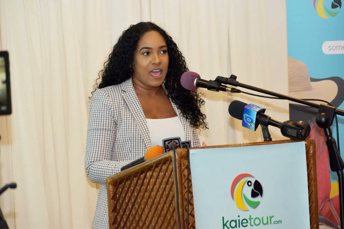 F1commguru's tweet photo. We are pleased to have been a part of the launching of https://t.co/UlwXfVFeyd, a new global Guyanese search engine that allows millions of tourists from the diaspora &amp; elsewhere to find, book &amp; pre-pay for Guyana’s unique tourism experiences. Download Kaietour on your App store. https://t.co/P3N6hyHGtc