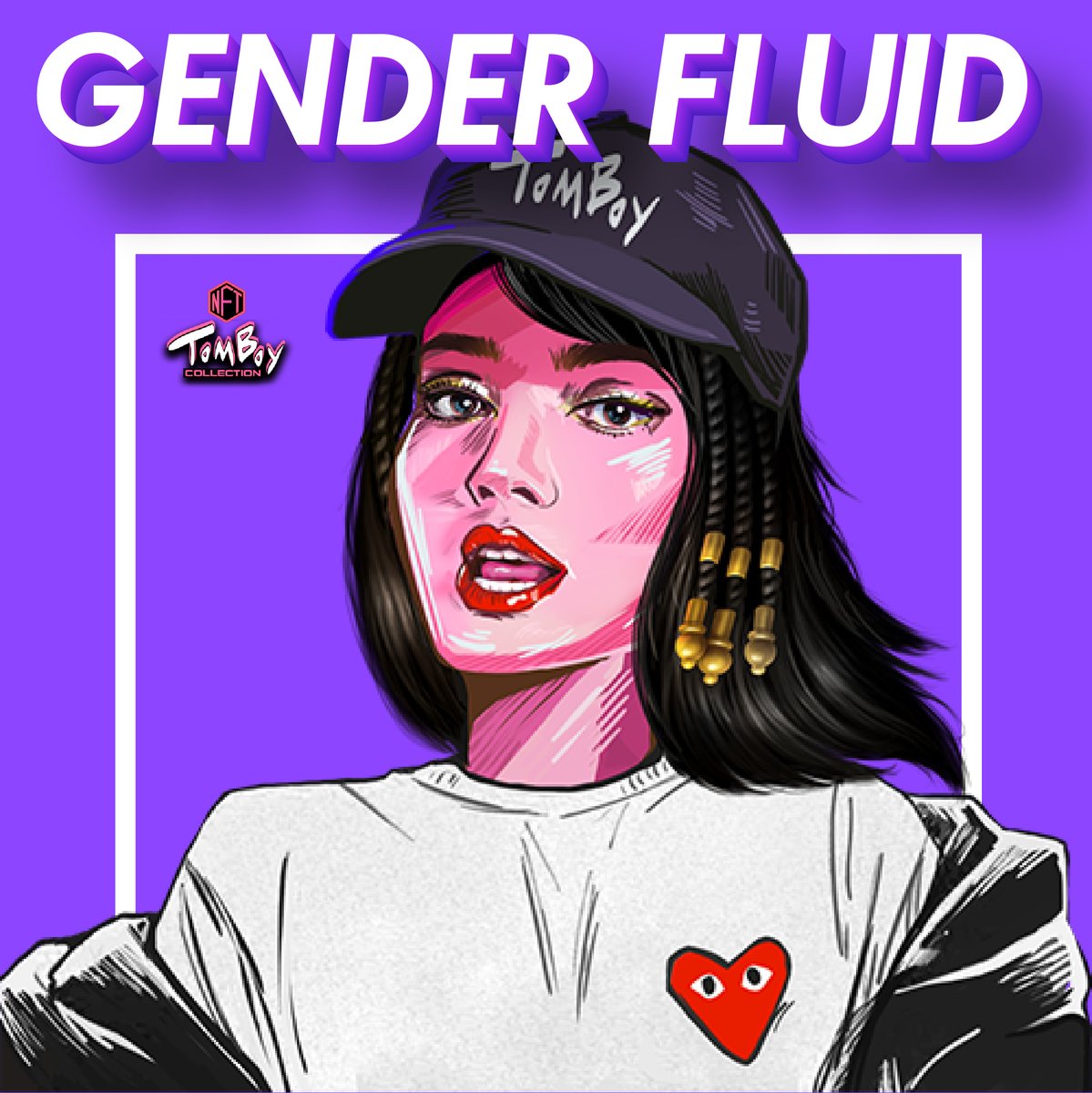 tomboy_nft's tweet photo. Gender and sexuality are so fluid.
It’s OK to change your mind a million times and figure out what works for you.
It’s OK to take your time.
https://t.co/MecVL1RDO5
#IAmNonbinary #tomboyNFT #selfExpression #nonbinary #nonbinaryicon #nonbinarypride #Genderfluid https://t.co/7rm8OLk7EZ