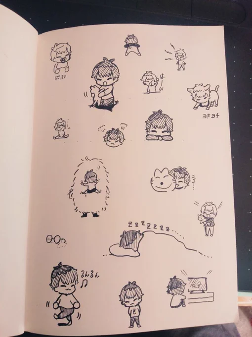 あたらしいらくがきノートをおろした 