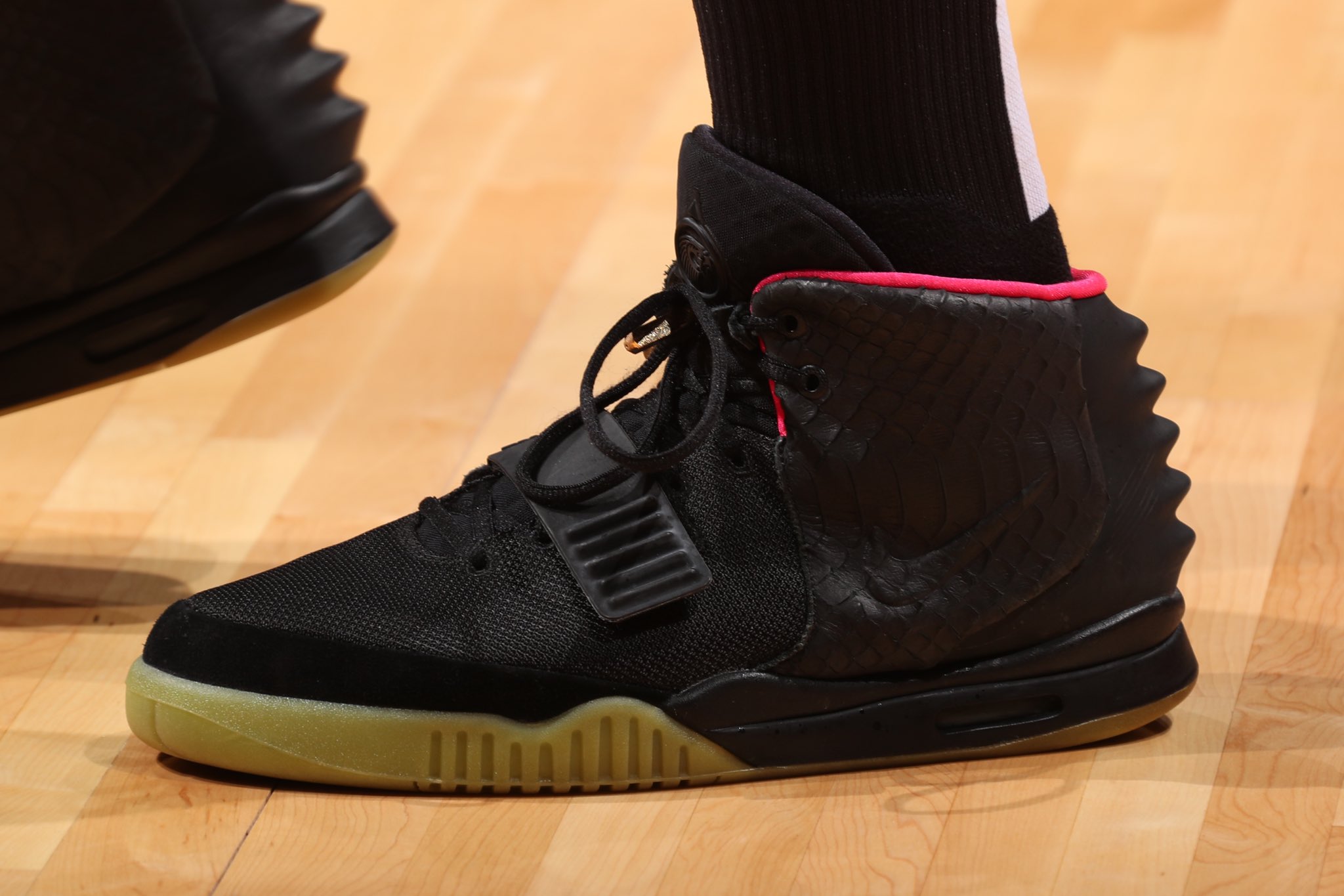 SoleWatch: P.J. Tucker Plays in 'Red October' Nike Yeezys Again