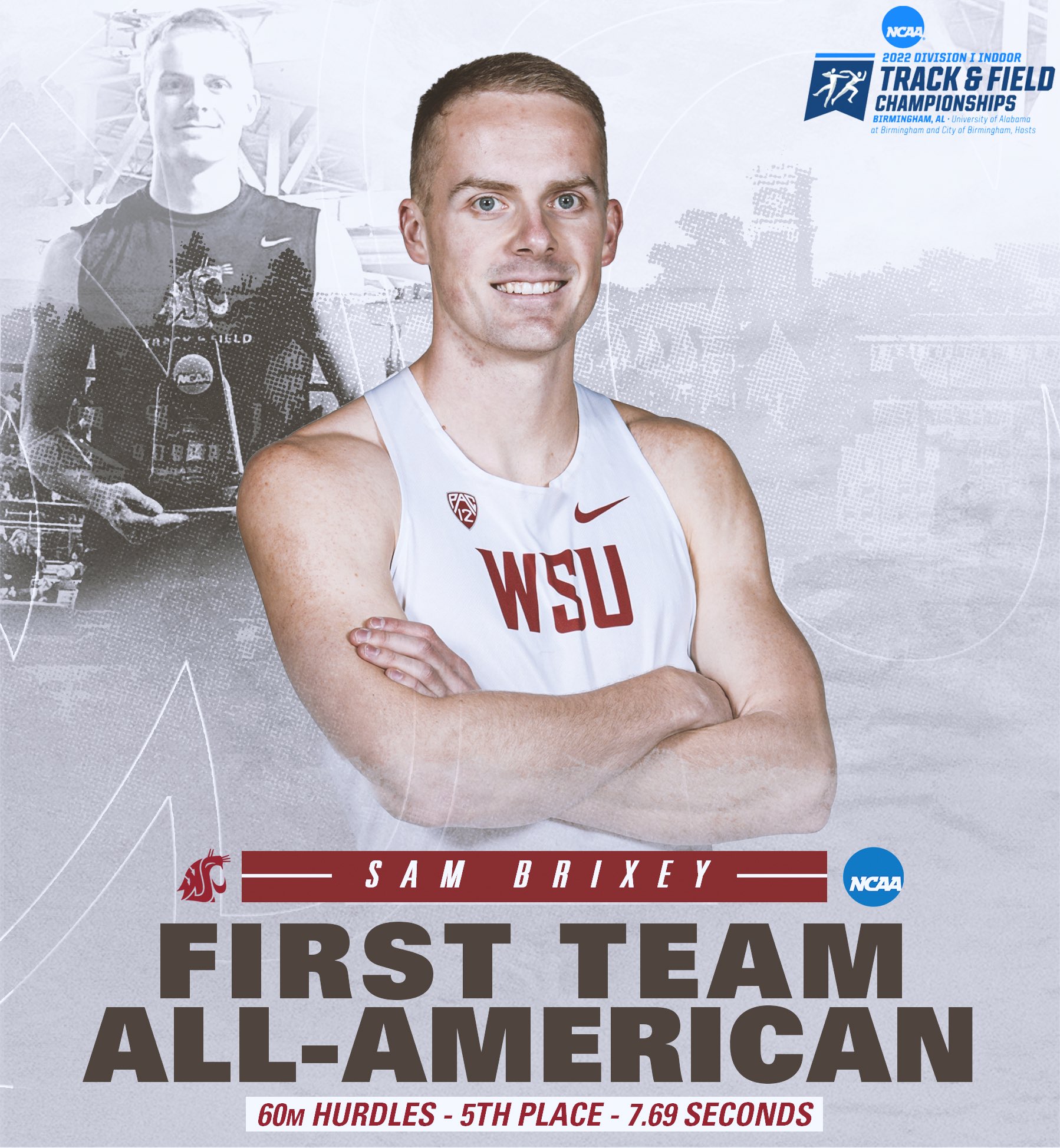 Washington State XC/TF on Twitter "Congrats to SLBrixSquad on Earning NCAATF Indoor 1st Team