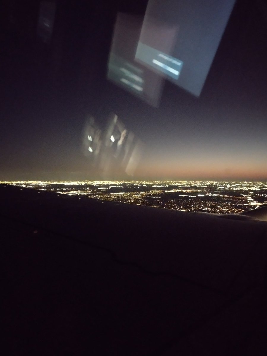 So fly even when we touch down, we above ground.