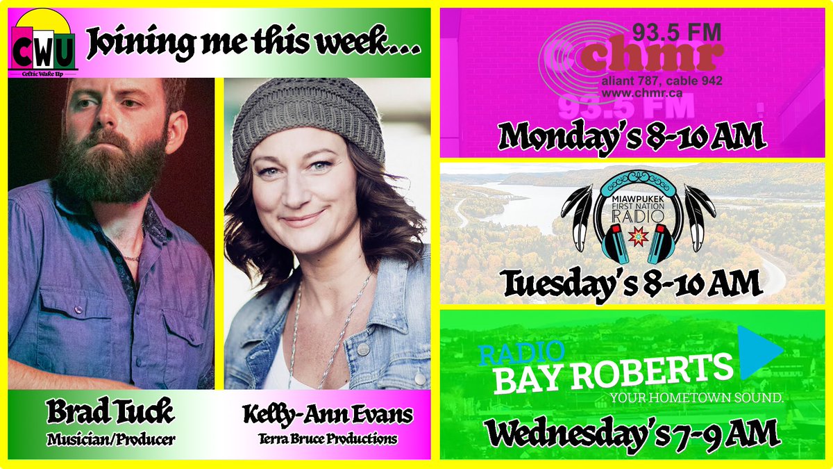 Another busy #CelticWakeUp in store this week! Brad Tuck joins me in hour one to talk about his new song “Irish All Along”! During hour two, I speak to Kelly-Ann Evans of Terra Bruce Productions to talk about their series of shows called “Eat, Drink, and Be Irish”!