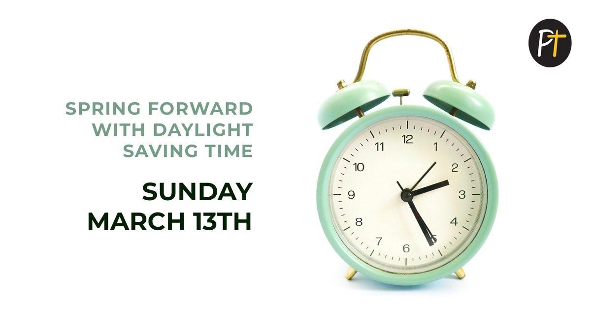 Pentecostal Tabernacle (@ptcambridge) on Twitter photo It's Daylight Savings Time! Don't forget to set your clocks! Spring forward Sunday March 13th! We look forward to see you in service on Sunday! It's Daylight Savings Time! Don't forget to set your clocks! Spring forward Sunday March 13th! We look forward to see you in service on Sunday!