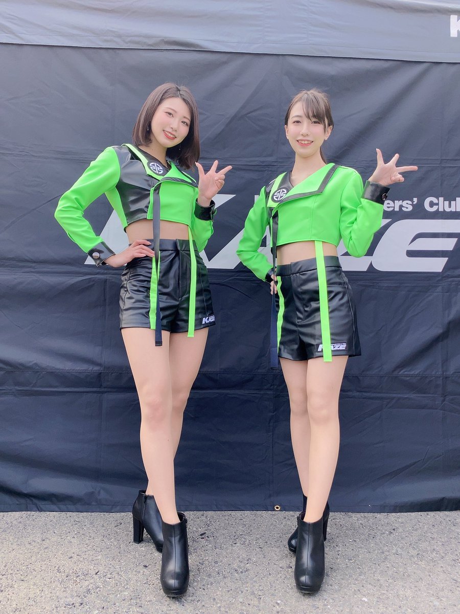rinaawaoka's tweet photo. KAZEギャル新衣装です💚
@nokahonoka さんと🥰✨ https://t.co/w9juiaFAmv