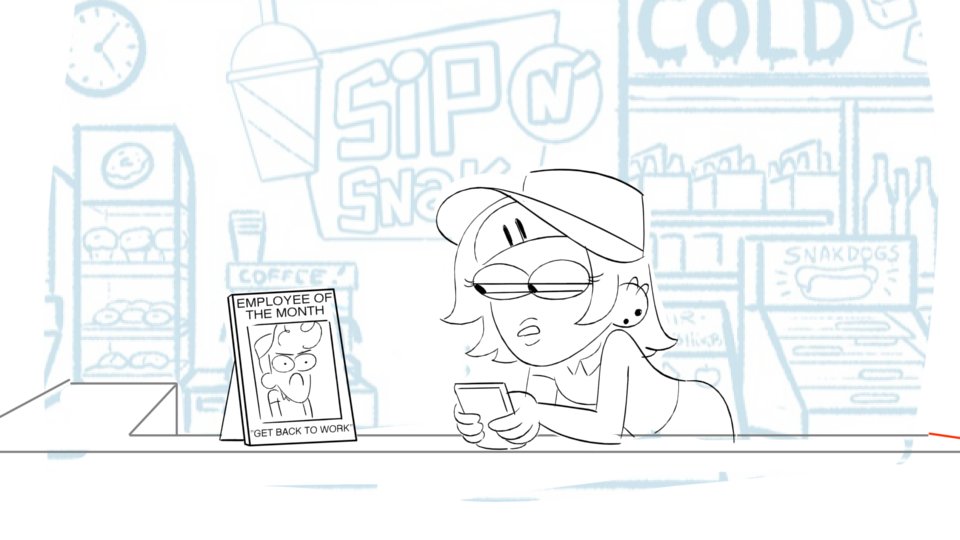 i also hope you guys like the clerk girl, for some reason i came up with a bit of lore for her? hahah?? she's in one of those "it's fun to antagonize you" friendships with clark lol