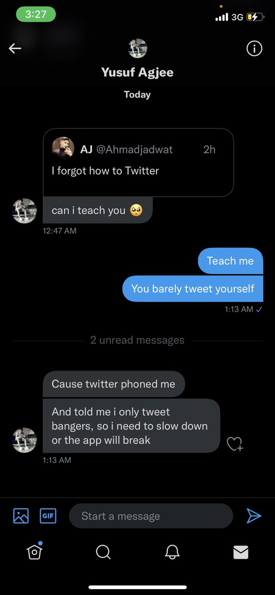 Ahmadjadwat's tweet photo. Really have to reply to these at 3am in the morning 🤦🏾‍♂️ https://t.co/RVWrjr9wVR