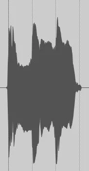 Dog waveform bottom text 