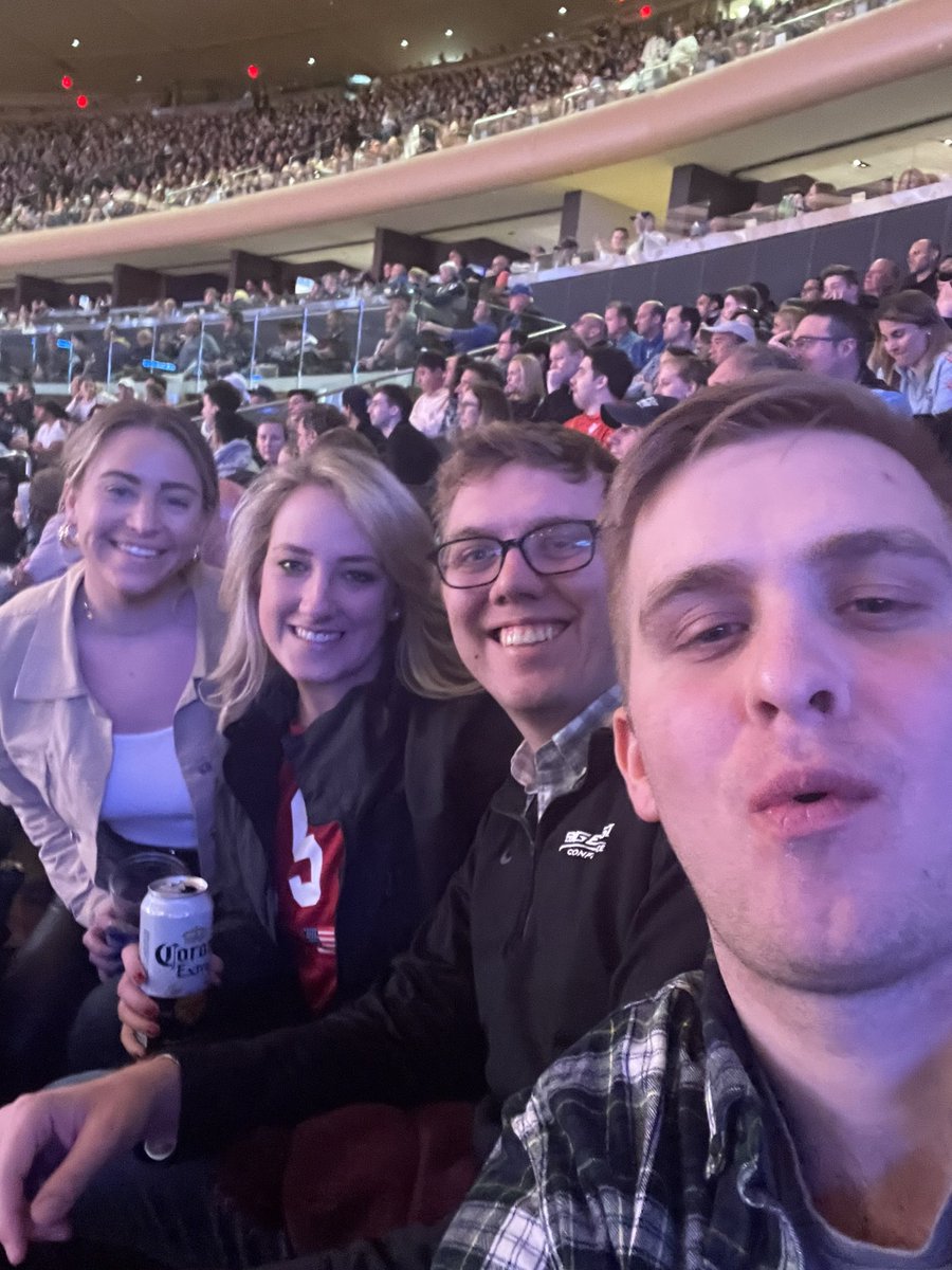 ThaCarterAis2's tweet photo. Night 4 at the @TheGarden itโs been fun and very repetitive but weโre blue jays fans tonight #srynotsry #anyonebutNOVA #BEhoops https://t.co/upbVteReXz