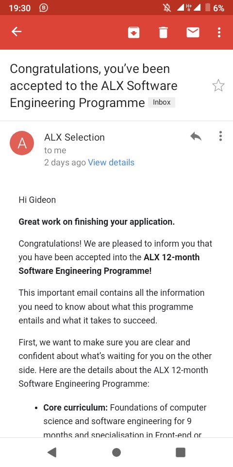 G_ideon_'s tweet photo. I can't believe it until I got the mail I'm really grateful for this opportunity thanks #ALXaccepted https://t.co/x9JvK68LJR