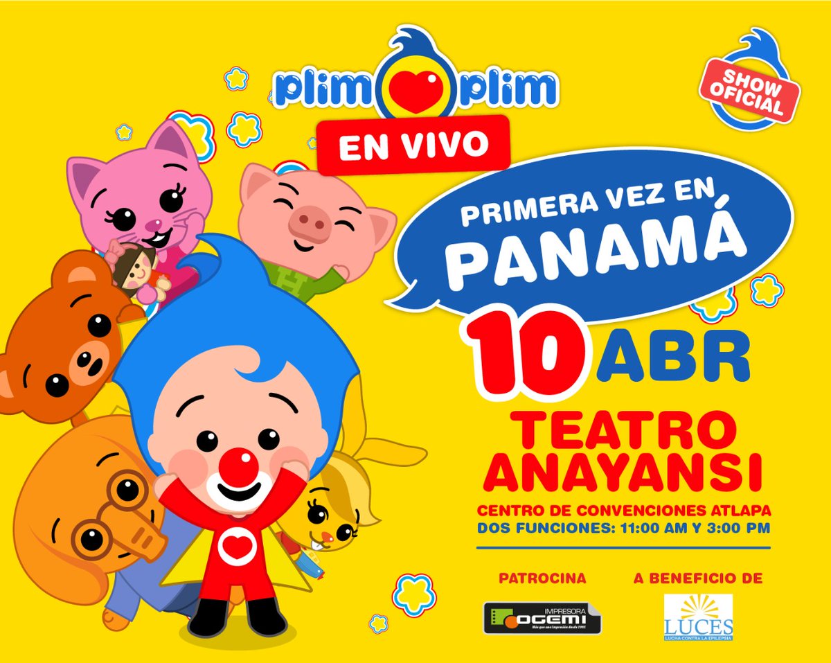 WichoPhillips's tweet photo. Un evento para los pequeñines desde 20.00,  10 de abril Teatro Anayansi boletos en PANATICKETS https://t.co/z3YIbl1dmL