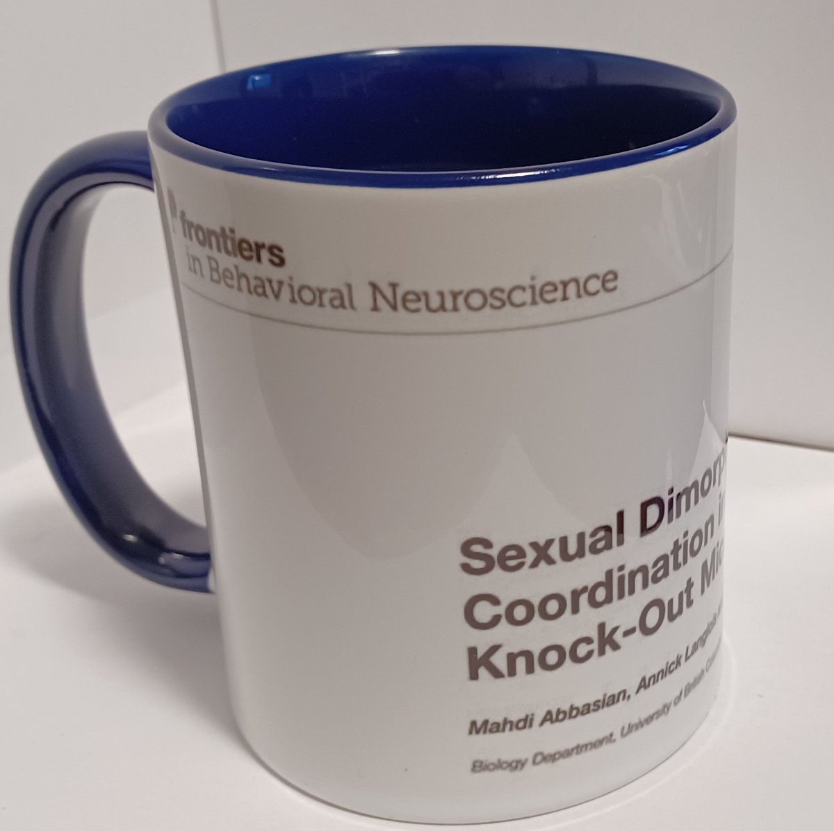 Starting a new tradition in my lab. First author get a special mug 😆.