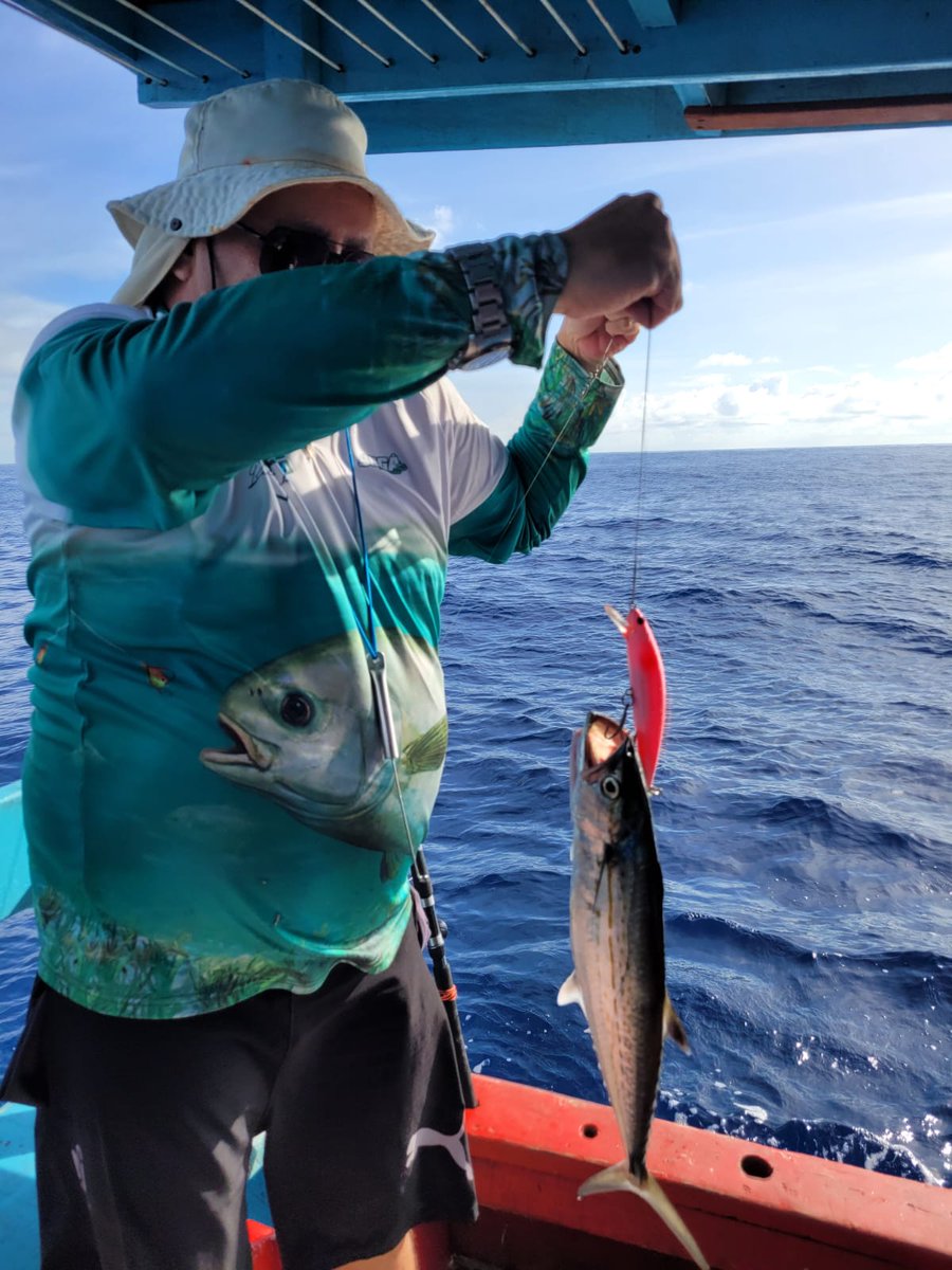 FuriaMarcus's tweet photo. O 1° peixinho (serra) na modalidade 'corrico' a gente nunca esquece 🤩🎣
#OceanFish https://t.co/0w3ATFXZhh