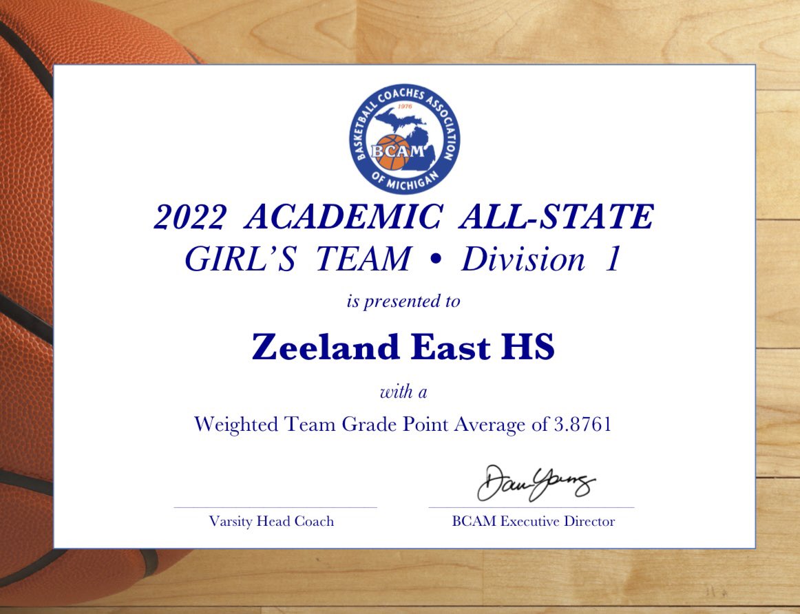 zechixgbb's tweet photo. One of the most important awards for a team! So proud of the effort in the classroom by our girls this season! https://t.co/kYB2vlveQu