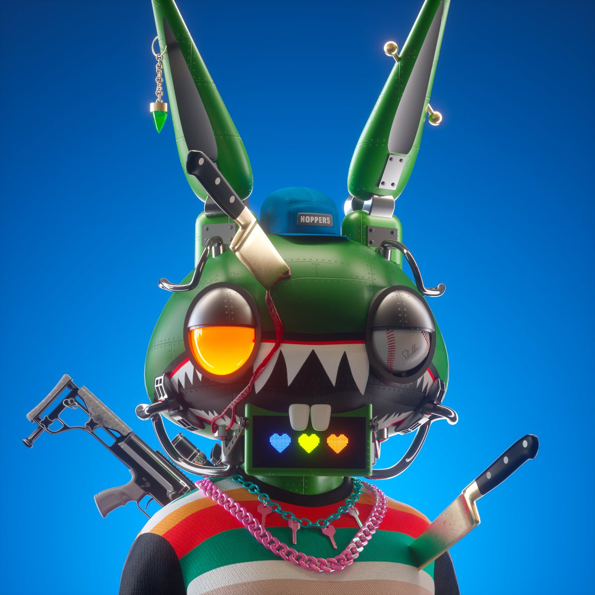 <a href="/garyvee/">Gary Vaynerchuk</a> waddupp Gary come check out my <a href="/HPPRSNFT/">Heinous Rabbit</a> project! Hope you get to check us out. Art is also an ABSOLUTE UNIT 😂🥕

also peep the signed shakka baseball eye trait 👀