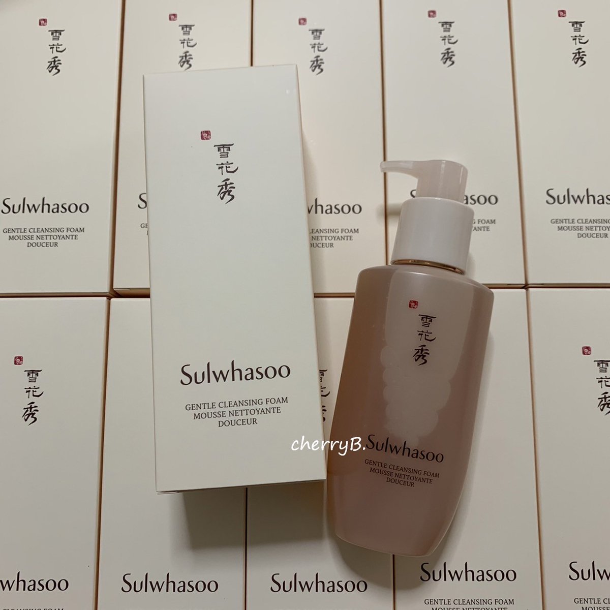 cherryB_sp's tweet photo. #Sulwhasoo Gentle Cleansing Foam 200ml.

โฟมล้างหน้าสูตรอ่อนโยน ที่อุดมด้วยคุณค่าของสมุนไพรแบบดั้งเดิมของเกาหลี ให้ฟองครีมนุ่มละมุน ช่วยทำความสะอาดสิ่งสกปรกได้อย่างหมดจด โดยไม่ทำให้ผิวรู้สึกแห้งตึงหลังล้างหน้า

💰ราคา 499.-

#พร้อมส่ง #สกินแคร์เกาหลี https://t.co/VE8Is9wWeE