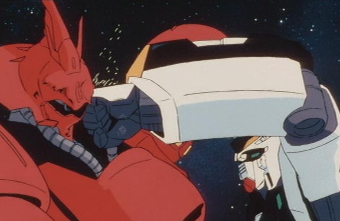 「情けない奴...!」
もう「逆襲のシャア」が公開されて35年もたつのかー。ラストに「なんだか不思議な事」が起こって、えぇ....とは思いましたが、人物のトンデモ描写含めて不思議とクセになる魅力(魔力)が詰まった映画でした。 