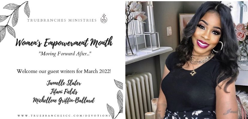 JannelleSlater's tweet photo. I’m so honored to be one of the guest writers for True-branches ministries for the month of MARCH!!!!

Moving forward after Brokenness …. https://t.co/Rqr9Ch1Rto
