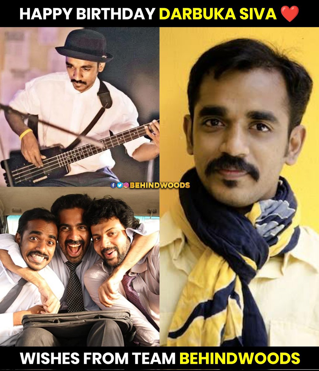 Wishing The Amazing Music Director & Director Darbuka Siva A Very Happy Birthday ❤️🔥

@DarbukaSiva 

#HappyBirthdayDarbukaSiva #HBDDarbukaSiva #DarbukaSiva