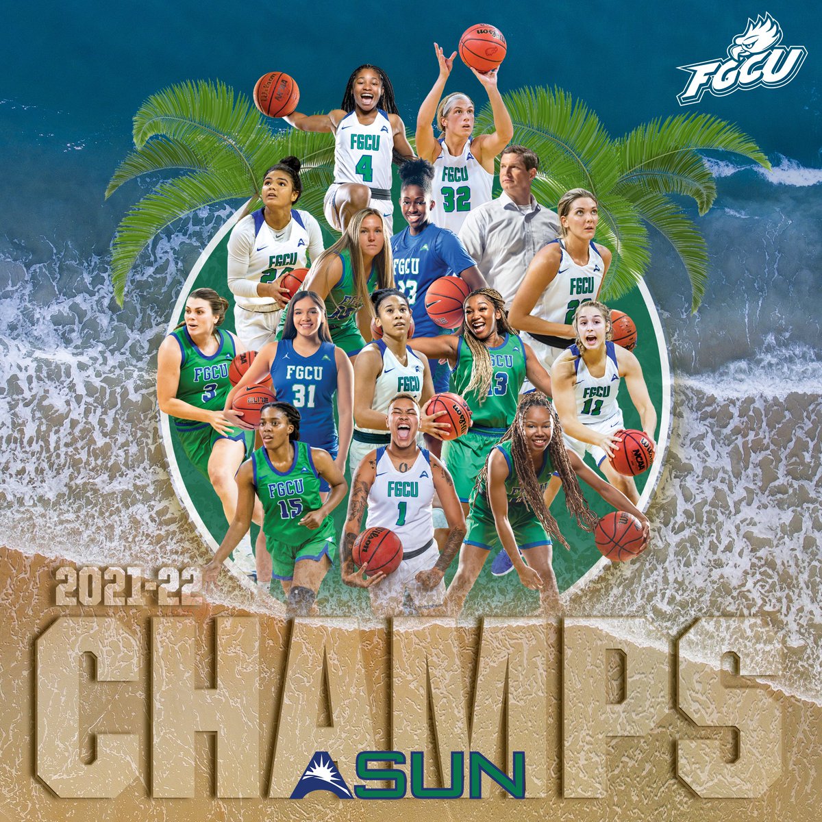 ASUN CHAMPIONS!!!!!!!!!!

Let's go dancing!!!!

#RainingThrees 🤙🦅