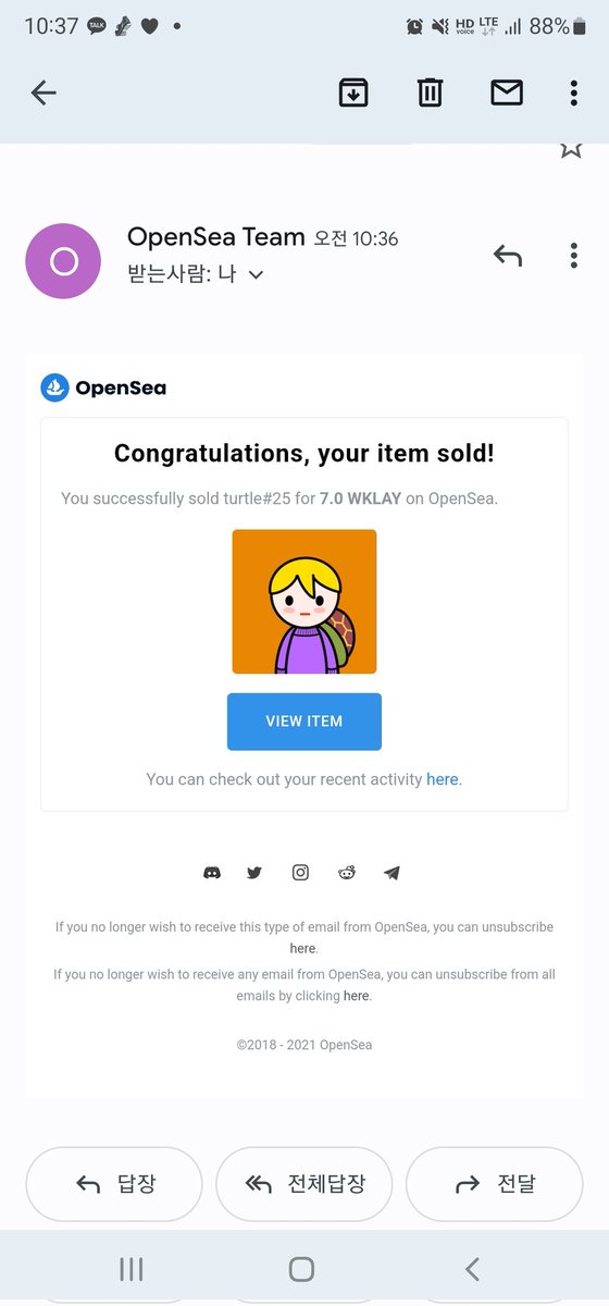 어떤 천사같은 분인지 모르지만 
구매 감사합니다:) 그림으로 인한 수익은 리스팅비용, 기부 등에 사용될 예정이에요😊
실제로 친구를 사귀기어려운 발달장애 아이들이지만 온라인에서나마
거북이의 친구가 되어줘서 감사합니다🥰

#자폐 #nft #nfts #nftart
#발달장애 #지적장애 #nftcollectors #NFTa