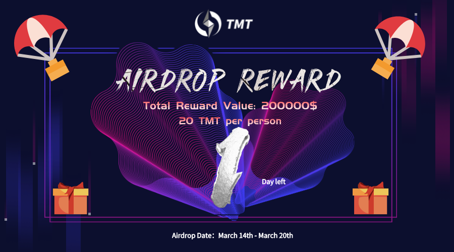 TMT_META's tweet photo. Today will be the last day to complete the #Airdrop  mission, have you done it yet?😍😍
🚀🚀come on and get to #TMT https://t.co/tznAyYh1iu