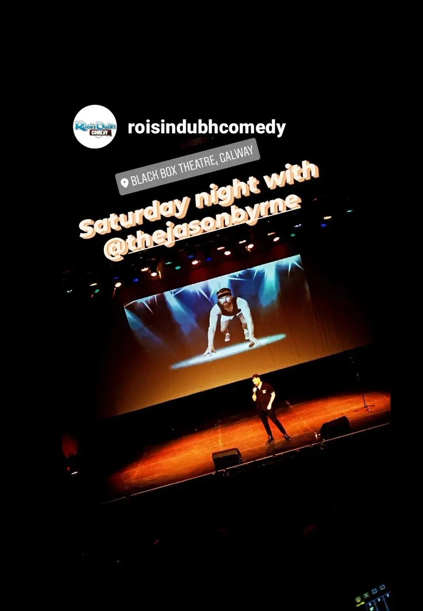 Thanks to all who came to the BLACKBOX in Galway tonight, you were all experts in stents, sport, childcare, religion, crime, n cardigans <a href="/roisindubhpub/">Róisín Dubh</a> #jasonbyrne #galway