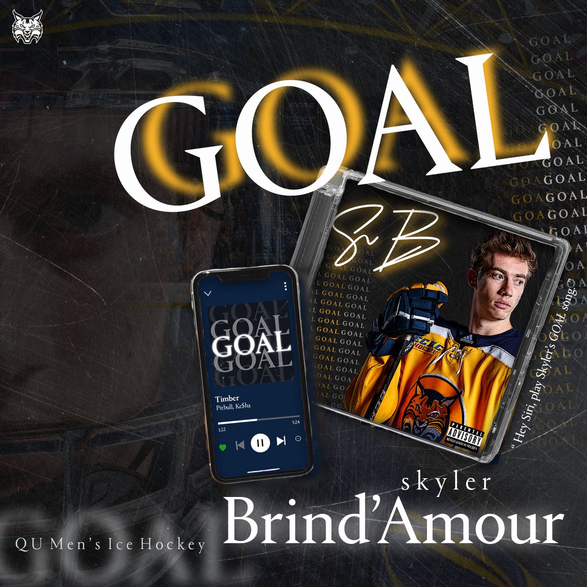 LET'S REALLY GO! Brind'Amour tips home a shot by Jayden Lee and we are ALL THE WAY BACK!

3-3 with 8:38 to go.

📺 (ESPN+) loom.ly/4NXAlj4
📺 (INTL) loom.ly/VLhTD2g
📊 loom.ly/YopEzCU

#QuinnipiacCulture #BobcatNation