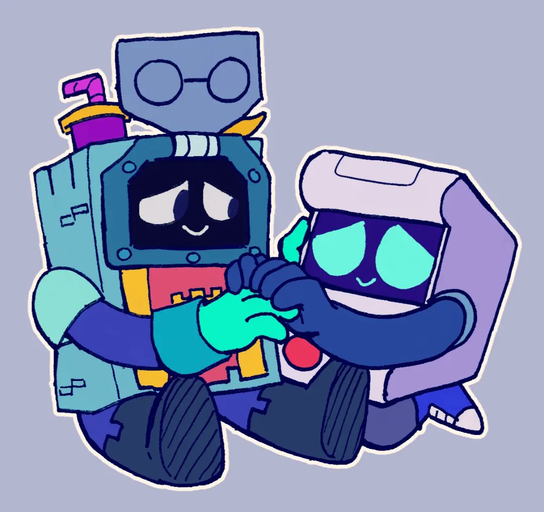 Dibujé a mi OTP 🥰💝 no me decidía si dejarlo en tradicional o hacerlo en digital, asi que hice ambos jj

#AshBit #ashx8bit #8bitxash #BrawlStars #BrawlStarsArt #love