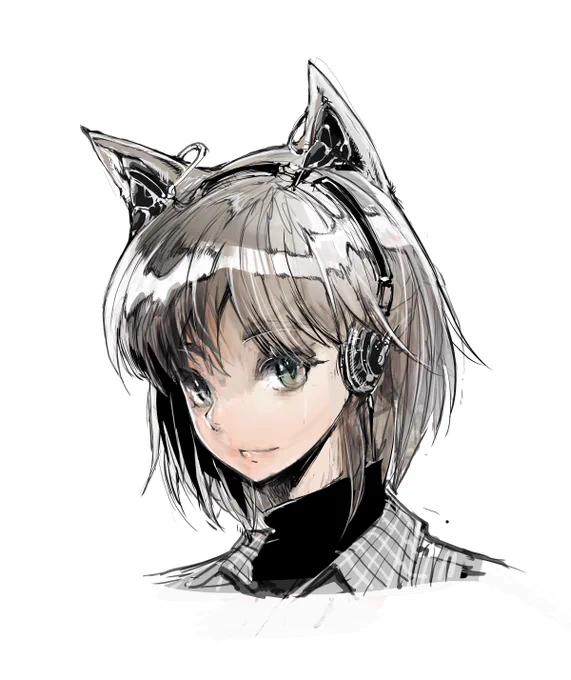 耳が両方ある獣人用ヘッドフォン 