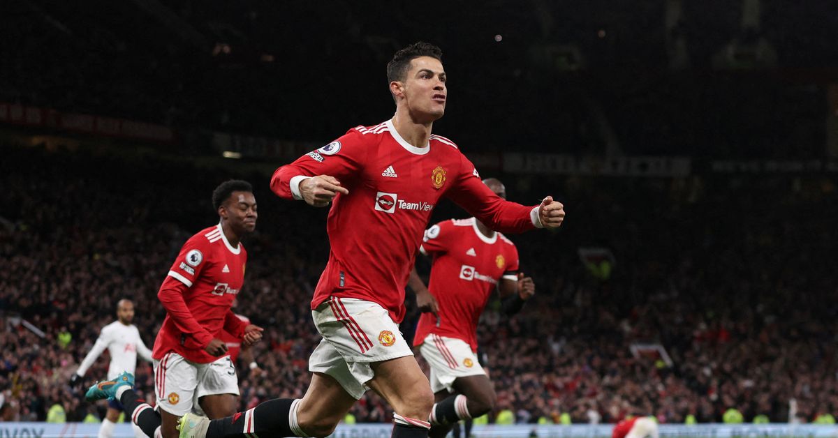 Reuters's tweet photo. Ronaldo lays claim to all-time leading scorer record on 807 goals https://t.co/vrb5SZBFeP https://t.co/cIL25SvBOe