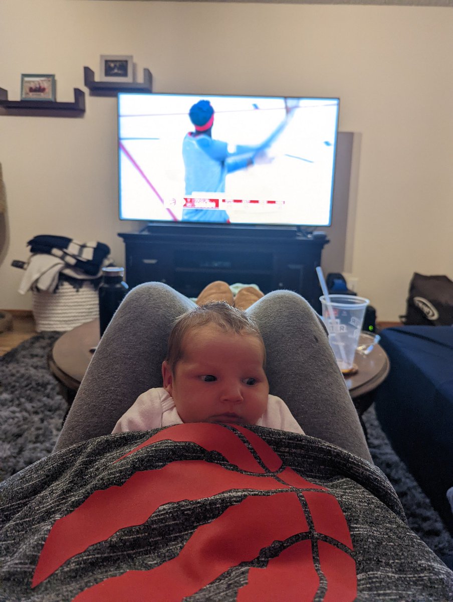 BSchu09's tweet photo. 12 days old, GO RAPS GO!!! #TangerineFanAngle https://t.co/rCeWM8rMAn