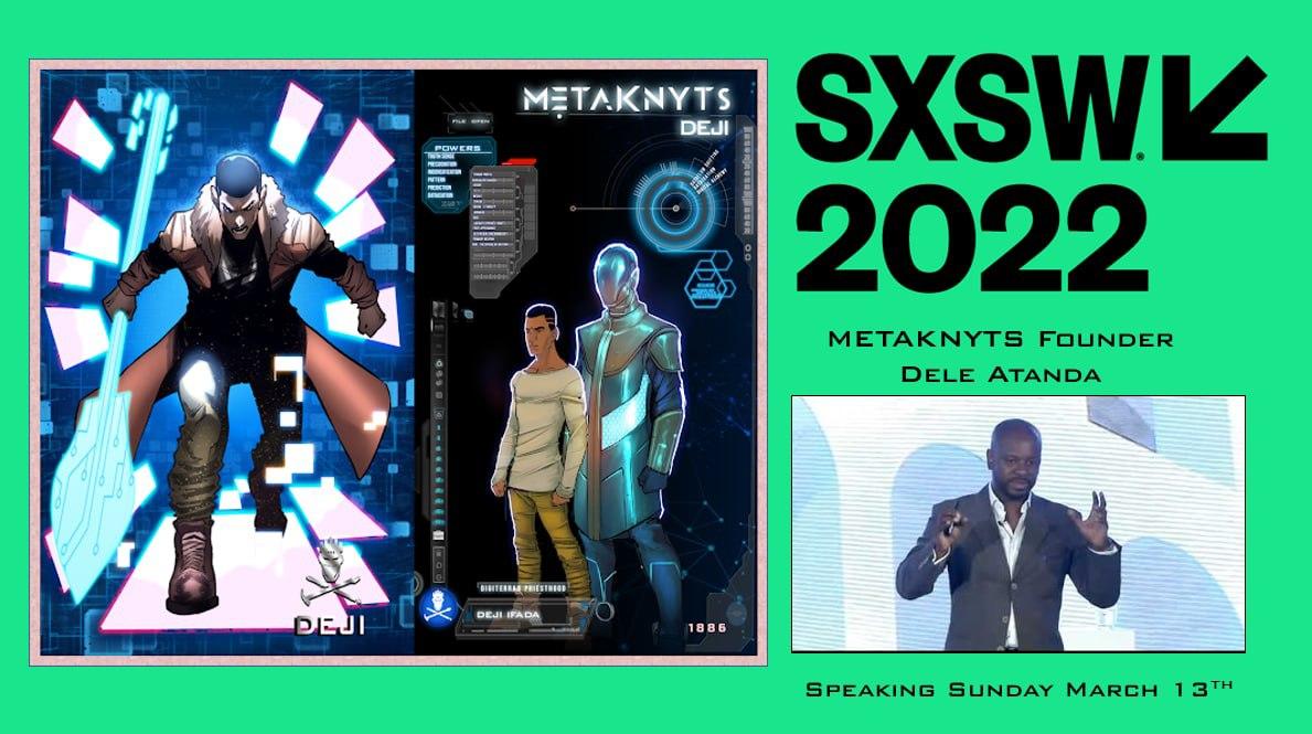 metaknyts's tweet photo. Looking forward to sharing how #metaKnyts will save the #metaVerse, tomorrow, at #warriorloveprod's #SXSW #MintThis event. The #metaMovement is rising. Together we can build a better world #IRL with #Web3. https://t.co/A88j7IymBl #SXSW2022 #WAGMI #JOINUS https://t.co/6fc7VMyUBl https://t.co/UgkXECsV6a