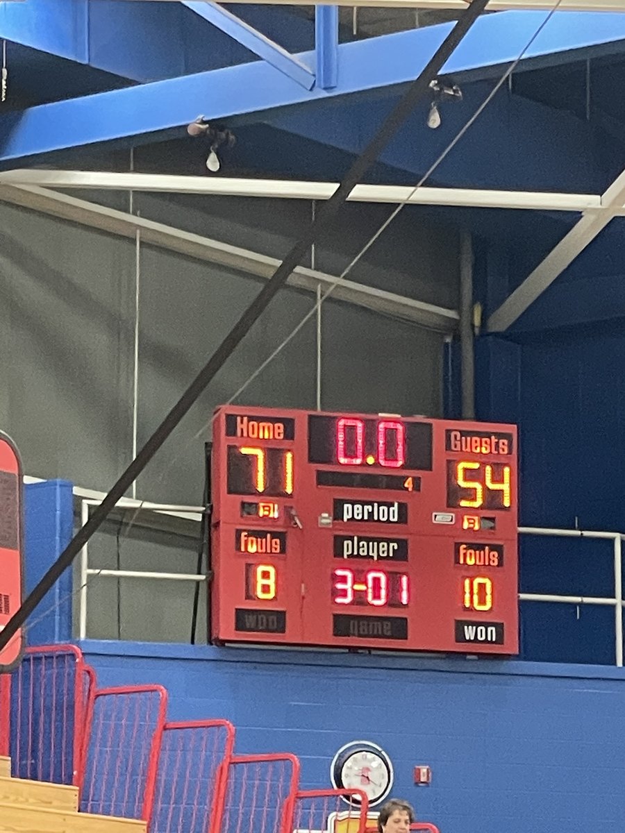 The Jac-Cen-Del Eagles are Regional Champions! Final Score: Jac-Cen-Del 71 Indy Lutheran 54!