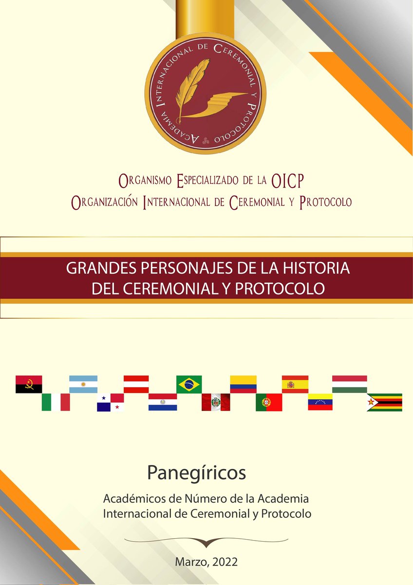 Se informó sobre la presentación, próximamente,  del libro referente a los panegíricos de los grandes personajes de la historia del Ceremonial y Protocolo, el cual será en formato on line. <a href="/aicp_oicp/">AICP - Ceremonial y Protocolo</a> <a href="/OICP_Protocolo/">OICP</a>