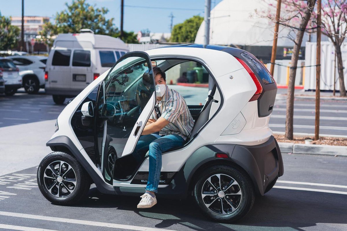 GoEliElectric's tweet image. Last weekend was very exciting for us! 🚙 We had the pleasure of inviting some of our LA-based investors to test drive Eli ZERO’s production model. ⚡ We are humbled to have many early supporters to join our journey and build a unique EV brand with us. 
#micromobility #microev