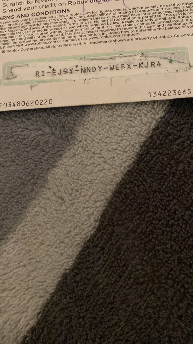 RobloxdownNew's tweet image. Robux card