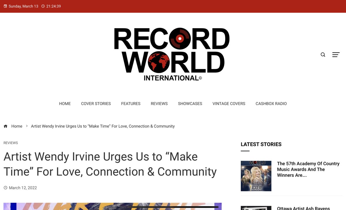 WendyIMusic's tweet photo. Thank you so much Record World Magazine International !!! I truly appreciate the article and the support for my new single! Amazing.❤️

https://t.co/4kE7GRJWFs 

@RecordWorldInt1 https://t.co/sLqpFUEipc Roar Records Inc.  #roarrecordsinc Eric Alper @ThatEricAlper #davepateldrums https://t.co/uuCggefddR