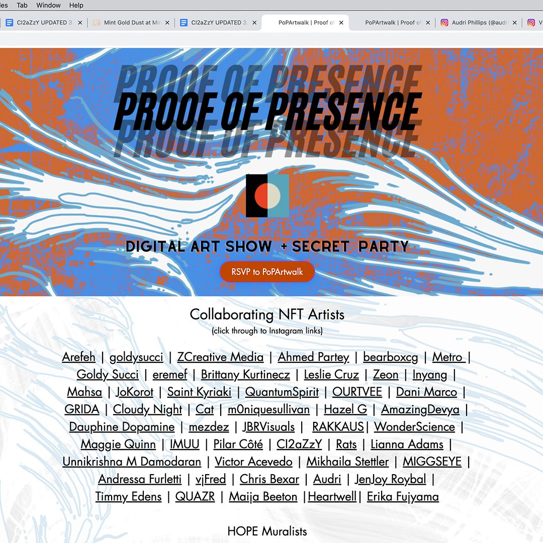 Acevedomedia's tweet photo. Austin, Texas: March 11-13, 2022 • [ coincident with SxSW] I’m honored that 2 of my dome artworks are included in the AR exhibition called Proof of Presence or #PoPArtwalk, produced by https://t.co/J6Ayk8UgJt &amp; Illust Space https://t.co/FKiShWcnqx  
@SearchNFTs  #IllustSpace https://t.co/X7t7B8PsIr