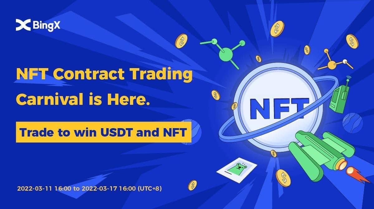 MCathyLin's tweet photo. 📢 BingX will return 20% of the trading fees to user trading📈the following NFT Trading pairs. (Standard Contracts &amp; Perpetual Swap）
$SAND/USDT
$MANA/USDT
$ENJ/USD
$AXS/USDT
$CHZ/USDT
Event ends 2022-04-17 16:00 (UTC+8)⏰

Start trading NOW
https://t.co/Chh6o469rp https://t.co/puuk90XH59