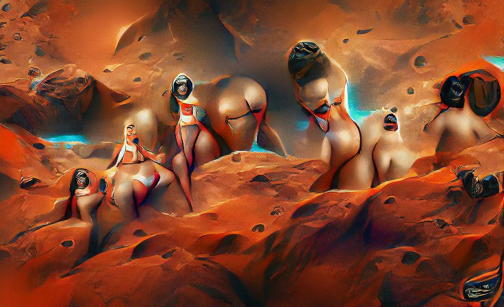dieGemmer's tweet photo. Evolution - Ladies of Mars - made with @get_starryai - Realistic modelling https://t.co/bcSJ419MXa